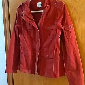 Kensie Jeans brick red denim jacket